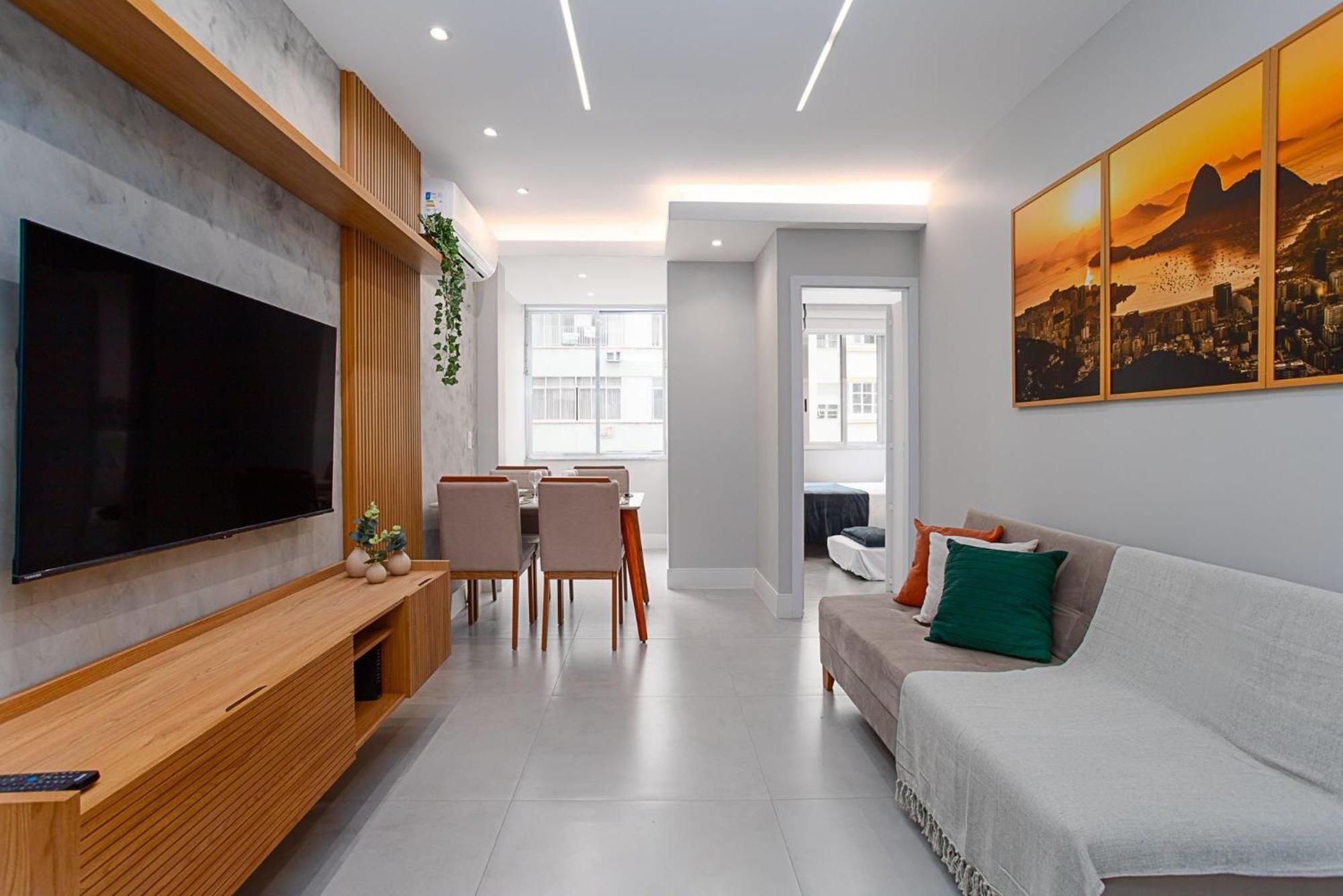 2 Quartos Com Em Copacabana Na Quadra Da Appartement